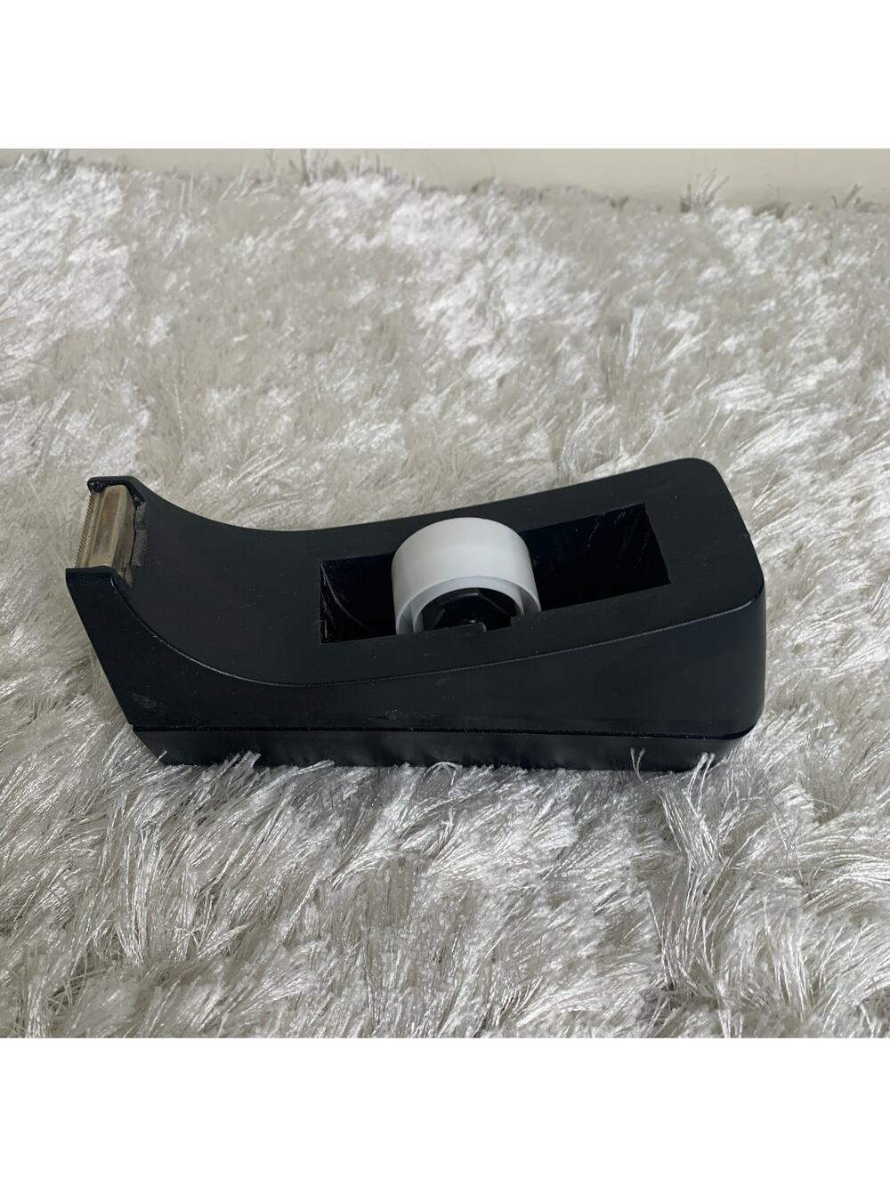 Scotch Black Tape Dispenser Office C-38 Vintage Desk Top Weighted